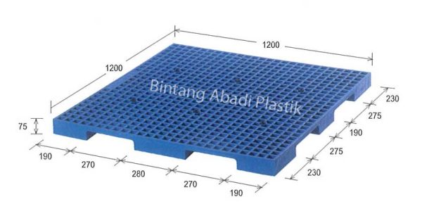 Pallet Plastik NPI-1212 S