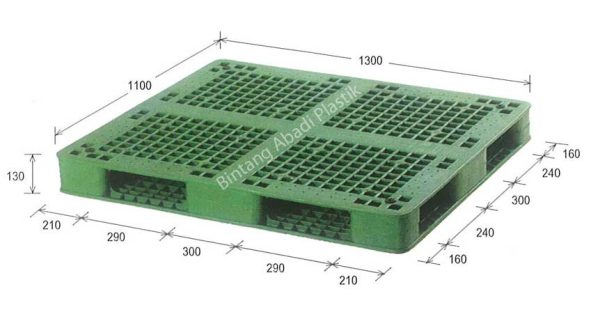 Pallet Plastik NPP-1311 R